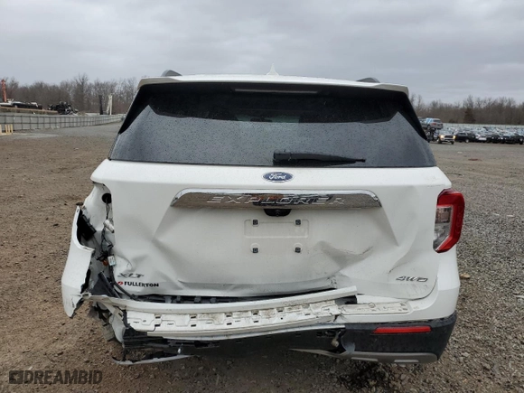 2022 Ford Explorer XLT with VIN 1FMSK8DH7NGA55864, listed as a Copart auction lot 47627835 with 31,133 mi miles and Salvage Title. Bid and sale history available at carsss.com. Image 6.