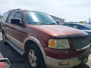 2006 Ford Expedition Eddie Bauer z VIN 1FMPU17506LA44450, wystawiony jako IAAI lot #42267018 z przebiegiem 265 891 mil mil oraz . Historia ofert i sprzedaży dostępna na DreamBid. Obrazek 1.