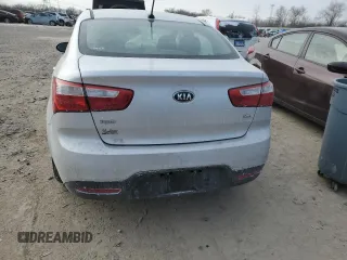 2015 Kia Rio LX with VIN KNADM4A37F6497234, listed as a Copart auction lot 45778255 with 118,002 mi miles and Salvage Title. Bid and sale history available at carsss.com. Image 6.