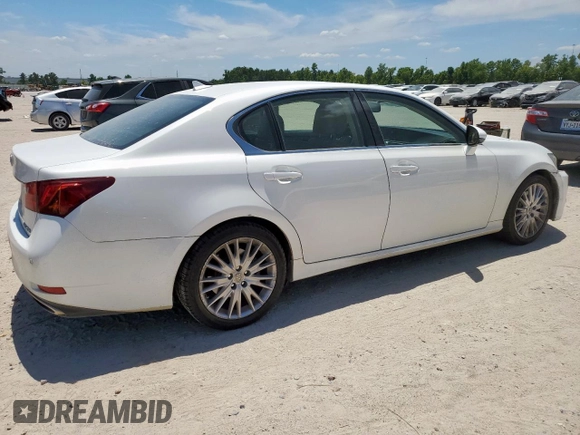 2013 Lexus GS 350 with VIN JTHBE1BL7D5015058, listed as a Copart auction lot 66195415 with 87,377 mi miles and Salvage title. Bid and sale history available at DreamBid. Image 3.