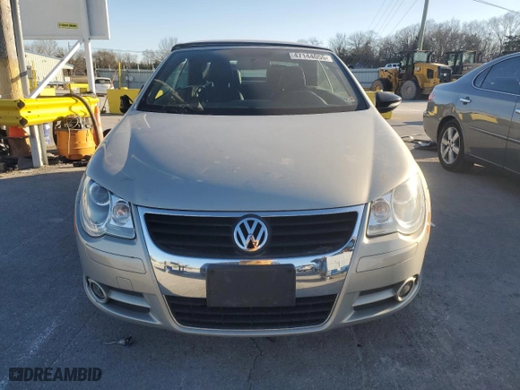 2009 Volkswagen Eos Komfort with VIN WVWBA71F69V022439, listed as a Copart auction lot 47144055 with NaN miles and Salvage Title. Bid and sale history available at carsss.com. Image 5.