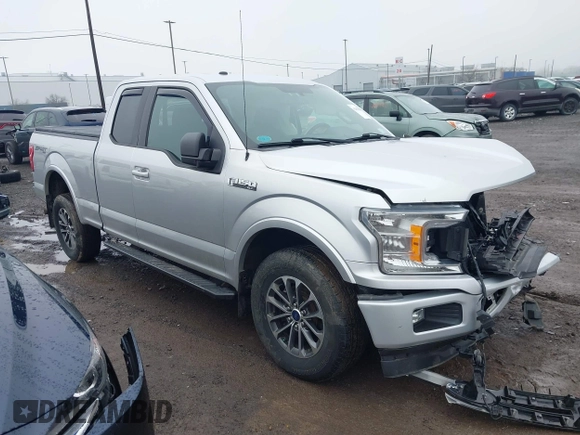 2018 Ford F-150 XL with VIN 1FTFX1EG5JFB03429, listed as a IAAI auction lot 42008961 with 86,542 mi miles. Bid and sale history available at carsss.com. Image 1.