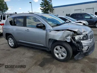 2015 Jeep Compass Sport with VIN 1C4NJCBAXFD436978, listed as a Copart auction lot 47665755 with 69,336 mi miles and Salvage Title. Bid and sale history available at carsss.com. Image 4.