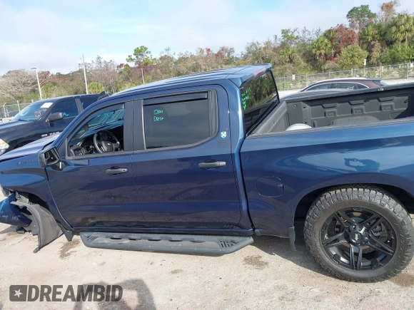 2020 Chevrolet Silverado 1500 Custom with VIN 3GCPWBEH3LG172322, listed as a IAAI auction lot 41496946 with 52,312 mi miles. Bid and sale history available at carsss.com. Image 14.