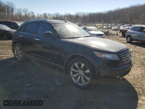2004 Infiniti FX с VIN JNRAS08W14X219909, выставлен на аукционе Copart как лот 46240005 с пробегом Не указан миль и Списание • Salvage title. История ставок и продаж доступна на DreamBid. Изображение 4.