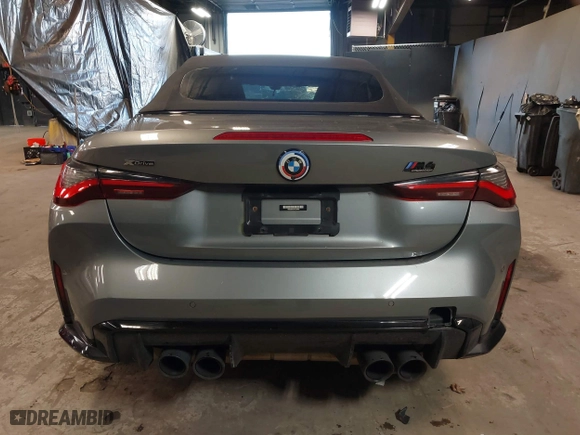 2023 BMW M4 Competition xDrive with VIN WBS33BA01PCL30830, listed as a IAAI auction lot 41402469 with 21,796 mi miles. Bid and sale history available at carsss.com. Image 16.