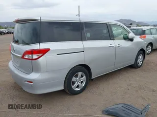 2015 Nissan Quest SV with VIN JN8AE2KP8F9125445, listed as a IAAI auction lot 42040196 with 125,218 mi miles. Bid and sale history available at carsss.com. Image 4.