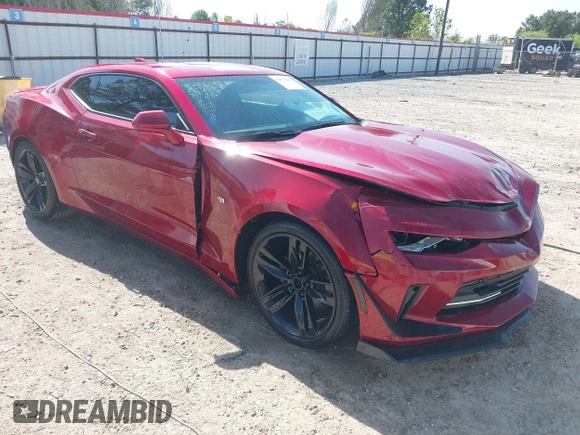 2017 Chevrolet Camaro 2LT with VIN 1G1FD1RS1H0143987, listed as a IAAI auction lot 42011403 with 84,045 mi miles. Bid and sale history available at carsss.com. Image 1.