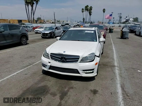 2014 Mercedes-Benz C 350 Sport with VIN WDDGF5HB0ER314501, listed as a Copart auction lot 62274664 with 243,546 mi miles and Salvage Title. Bid and sale history available at DreamBid. Image 11.