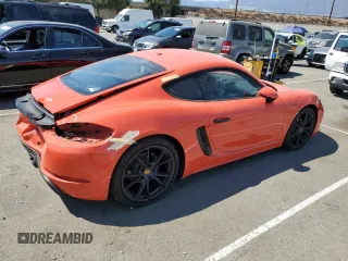 2021 Porsche 718 Cayman z VIN WP0AA2A87MS260522, wystawiony jako Copart lot #70483854 z przebiegiem 5 117 mil mil oraz Szkoda całkowita • Salvage title. Historia ofert i sprzedaży dostępna na DreamBid. Obrazek 3.