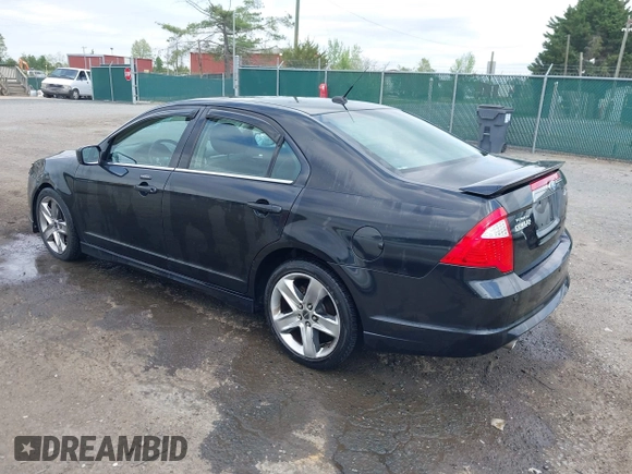 2011 Ford Fusion SPORT with VIN 3FAHP0KC6BR171723, listed as a IAAI auction lot 42072610 with 173,213 mi miles. Bid and sale history available at carsss.com. Image 3.