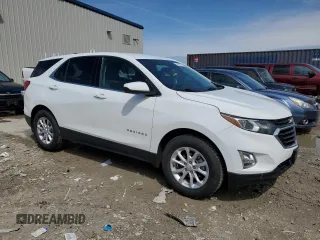 2020 Chevrolet Equinox LT with VIN 3GNAXUEV1LS502340, listed as a Copart auction lot 53732775 with 103,960 mi miles and Salvage Title. Bid and sale history available at DreamBid. Image 4.