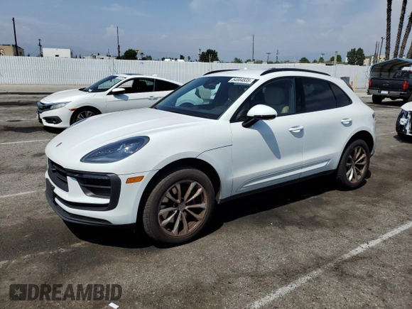 2024 Porsche Macan with VIN WP1AA2A52RLB12140, listed as a Copart auction lot 54584835 with 7,479 mi miles and Salvage title. Bid and sale history available at DreamBid. Image 1.