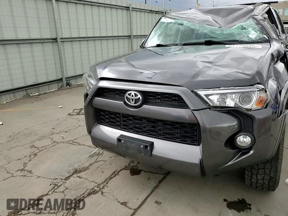 2019 Toyota 4Runner SR5 with VIN JTEBU5JR5K5649351, listed as a Copart auction lot 57179625 with 50,038 mi miles and Non repairable. Bid and sale history available at DreamBid. Image 14.