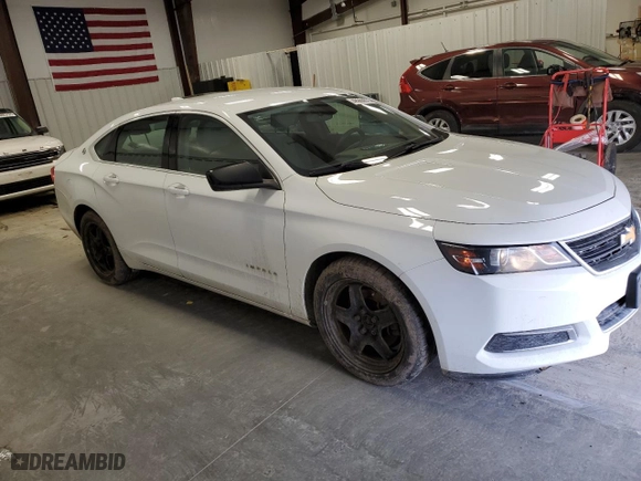 2016 Chevrolet Impala LS with VIN 2G11X5SA9G9180980, listed as a Copart auction lot 48966615 with 196,237 mi miles and Salvage Title. Bid and sale history available at carsss.com. Image 4.