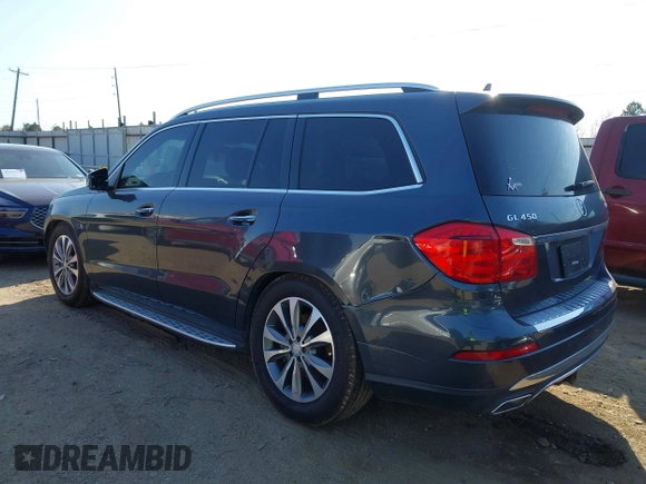 2016 Mercedes-Benz GL with VIN 4JGDF6EE0GA703783, listed as a IAAI auction lot 41696515 with 146,679 mi miles. Bid and sale history available at carsss.com. Image 3.