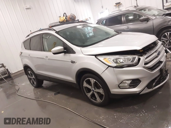 2017 Ford Escape SE with VIN 1FMCU0GD7HUD18367, listed as a IAAI auction lot 41695099 with 54,185 mi miles. Bid and sale history available at carsss.com. Image 13.