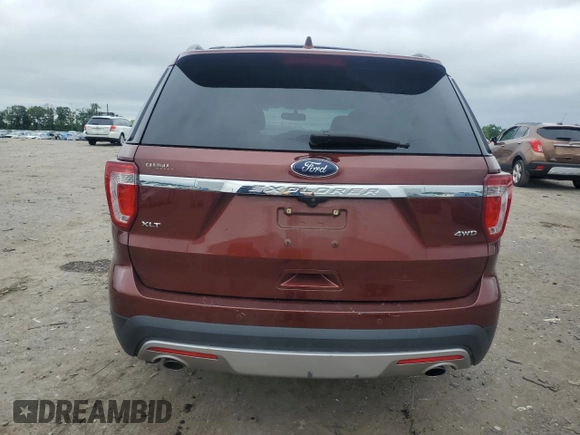 2016 Ford Explorer XLT z VIN 1FM5K8D83GGA93219, wystawiony jako Copart lot #58828405 z przebiegiem 134 961 mil mil oraz Szkoda całkowita • Salvage title. Historia ofert i sprzedaży dostępna na DreamBid. Obrazek 6.