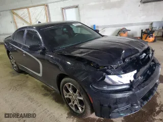 2015 Dodge Charger SXT with VIN 2C3CDXJG3FH754802, listed as a Copart auction lot 49898355 with 110,636 mi miles and Clean Title. Bid and sale history available at carsss.com. Image 4.