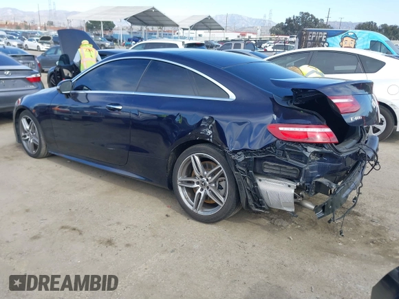 2018 Mercedes-Benz E-Class E 400 with VIN WDD1J6FB9JF067942, listed as a IAAI auction lot 41635911 with 38,478 mi miles. Bid and sale history available at carsss.com. Image 3.