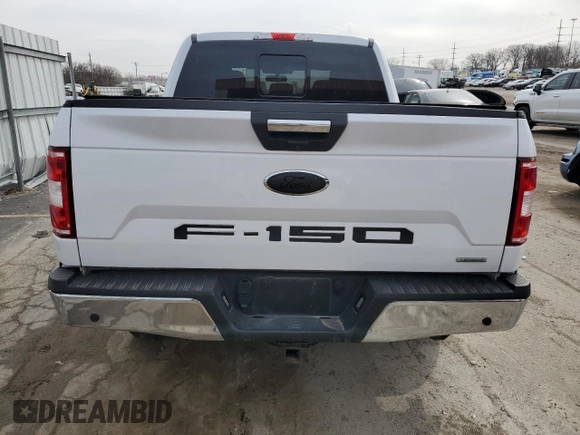 2020 Ford F-150 XL with VIN 1FTEW1EP1LKF36366, listed as a Copart auction lot 50186345 with 44,947 mi miles and Salvage Title. Bid and sale history available at DreamBid. Image 6.