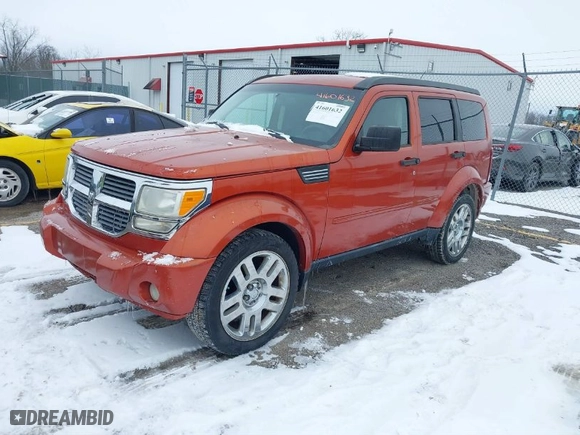 2007 Dodge Nitro SLT with VIN 1D8GU58K67W729201, listed as a IAAI auction lot 41601632 with 167,432 mi miles. Bid and sale history available at carsss.com. Image 2.