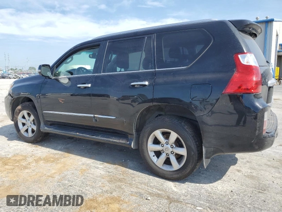2012 Lexus GX 460 with VIN JTJBM7FX6C5043773, listed as a Copart auction lot 62099385 with 166,389 mi miles and Salvage title. Bid and sale history available at DreamBid. Image 2.