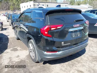 2019 GMC Terrain SLT with VIN 3GKALVEV5KL353096, listed as a IAAI auction lot 41825008 with 125,572 mi miles. Bid and sale history available at carsss.com. Image 3.