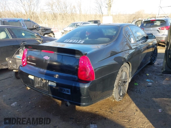 2006 Chevrolet Monte Carlo LT 3.9L with VIN 2G1WK151469204352, listed as a IAAI auction lot 41411865 with 124,816 mi miles. Bid and sale history available at carsss.com. Image 4.
