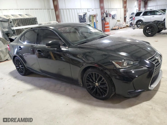 2017 Lexus IS with VIN JTHBA1D27H5047661, listed as a Copart auction lot 45593455 with 95,021 mi miles and Clean Title. Bid and sale history available at carsss.com. Image 4.