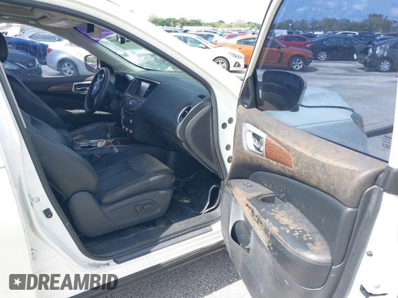 2017 Nissan Pathfinder S with VIN 5N1DR2MN7HC648384, listed as a IAAI auction lot 41863779 with 72,710 mi miles and . Bid and sale history available at DreamBid. Image 5.