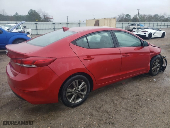 2018 Hyundai Elantra SEL with VIN 5NPD84LF4JH327040, listed as a Copart auction lot 43273555 with 114,729 mi miles and Salvage Title. Bid and sale history available at carsss.com. Image 3.