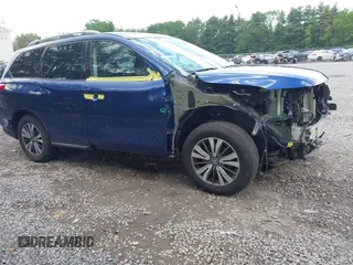 2020 Nissan Pathfinder SV with VIN 5N1DR2BM5LC616939, listed as a IAAI auction lot 42546992 with 96,911 mi miles and . Bid and sale history available at DreamBid. Image 1.
