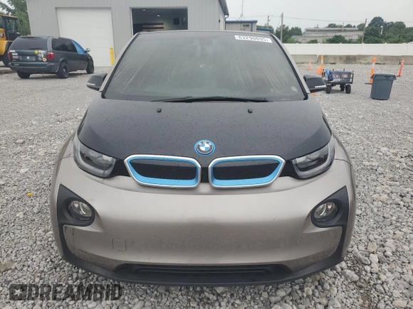2015 BMW i3 with VIN WBY1Z4C59FV504906, listed as a Copart auction lot 63290095 with Not provided miles and Salvage title. Bid and sale history available at DreamBid. Image 5.