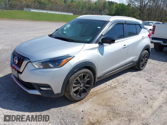2020 Nissan Kicks SR with VIN 3N1CP5DV8LL566607, listed as a IAAI auction lot 41965487 with 52,119 mi miles. Bid and sale history available at carsss.com. Image 2.