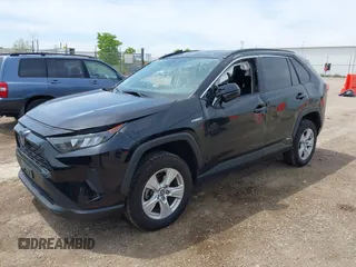 2021 Toyota RAV4 Hybrid LE with VIN 2T3L6RFV7MW011159, listed as a IAAI auction lot 42212998 with 104,626 mi miles and . Bid and sale history available at DreamBid. Image 17.