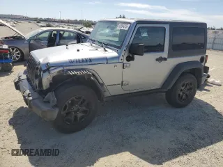 2014 Jeep Wrangler Sport z VIN 1C4AJWAG3EL302128, wystawiony jako Copart lot #62894315 z przebiegiem 185 760 mil mil oraz Szkoda całkowita • Salvage title. Historia ofert i sprzedaży dostępna na DreamBid. Obrazek 1.