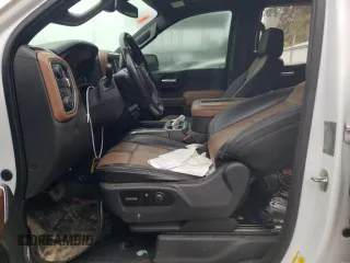 2019 Chevrolet Silverado 1500 High Country with VIN 3GCUYHEL7KG291171, listed as a Copart auction lot 44822445 with 0 mi miles and Salvage Title. Bid and sale history available at carsss.com. Image 7.