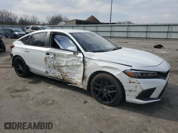 2023 Honda Civic Sport with VIN 19XFL2H87PE014387, listed as a Copart auction lot 50012815 with 62,079 mi miles and Salvage Title. Bid and sale history available at DreamBid. Image 4.