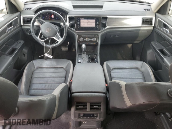 2021 Volkswagen Atlas SEL Premium with VIN 1V2TR2CAXMC505873, listed as a Copart auction lot 55989815 with 65,711 mi miles and Salvage title. Bid and sale history available at DreamBid. Image 8.