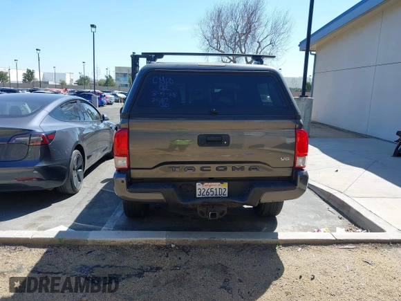 2017 Toyota Tacoma SR5 with VIN 3TMCZ5AN8HM102763, listed as a IAAI auction lot 41781283 with 38,734 mi miles and . Bid and sale history available at carsss.com. Image 16.