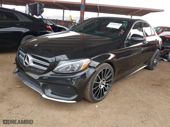 2017 Mercedes-Benz C-Class C 300 with VIN 55SWF4JB7HU207075, listed as a IAAI auction lot 41912144 with 76,745 mi miles. Bid and sale history available at carsss.com. Image 18.