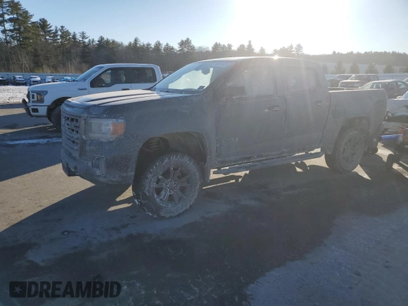 2022 GMC Canyon 4WD AT4 w/Leather with VIN 1GTG6FEN1N1327710, listed as a Copart auction lot 43038405 with 45,034 mi miles and Clean Title. Bid and sale history available at carsss.com. Image 1.