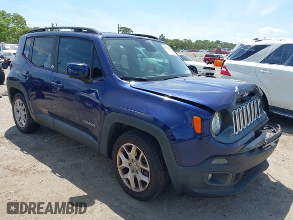 2017 Jeep Renegade Latitude z VIN ZACCJABB1HPG29285, wystawiony jako IAAI lot #42081075 z przebiegiem 62 311 mil mil oraz . Historia ofert i sprzedaży dostępna na DreamBid. Obrazek 1.