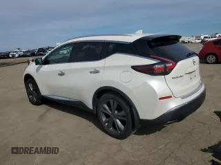 2023 Nissan Murano Platinum with VIN 5N1AZ2DS8PC101759, listed as a Copart auction lot 45998945 with 34,664 mi miles and Clean Title. Bid and sale history available at carsss.com. Image 2.