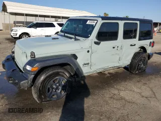 2023 Jeep Wrangler Sport with VIN 1C4HJXDN3PW639026, listed as a Copart auction lot 76762904 with 23,725 mi miles and Salvage Title. Bid and sale history available at DreamBid. Image 1.
