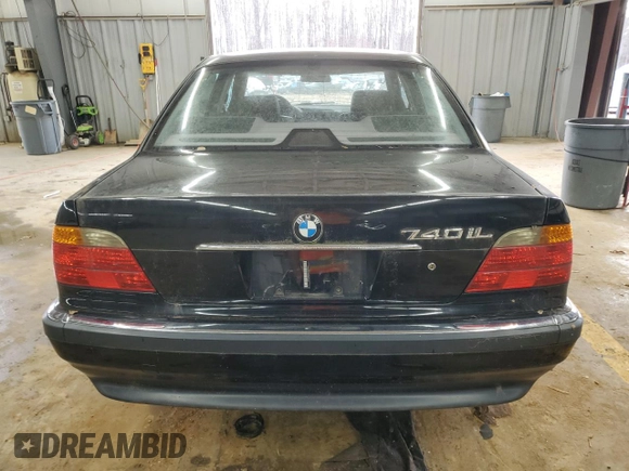 2000 BMW 7 Series 740iL with VIN WBAGH8340YDP10862, listed as a Copart auction lot 85434954 with 107,587 mi miles and Clean Title. Bid and sale history available at carsss.com. Image 6.