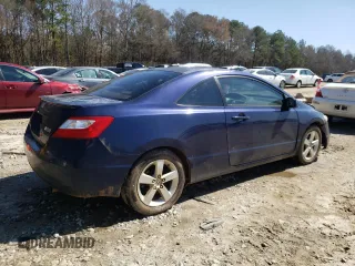 2006 Honda Civic Cpe EX with VIN 2HGFG12856H532901, listed as a Copart auction lot 48634825 with 202,881 mi miles and Salvage Title. Bid and sale history available at carsss.com. Image 3.