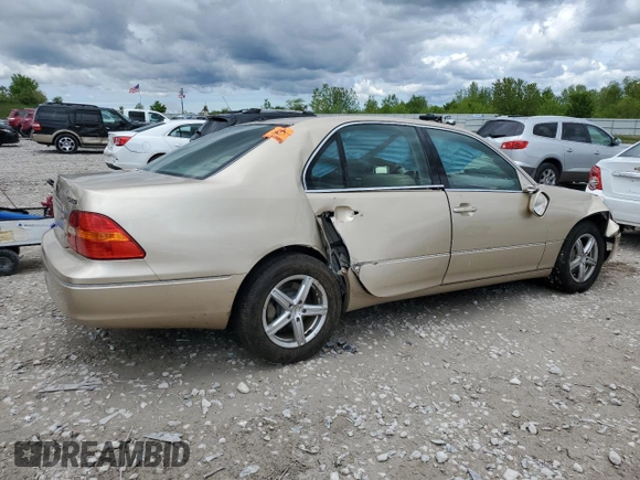2002 Lexus LS 430 z VIN JTHBN30F320090312, wystawiony jako Copart lot #57827825 z przebiegiem Nie podano mil oraz Czysty tytuł • Clean title. Historia ofert i sprzedaży dostępna na DreamBid. Obrazek 3.