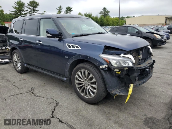 2017 Infiniti QX80 Signature Edition с VIN JN8AZ2NE4H9159240, выставлен на аукционе Copart как лот 60684595 с пробегом 220 831 миль миль и Списание • Salvage title. История ставок и продаж доступна на DreamBid. Изображение 4.